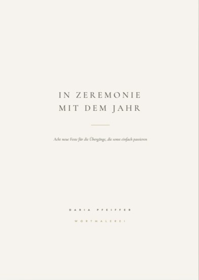 Buchcover In Zeremonie mit dem Jahr